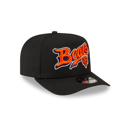 Born x Raised x Chicago Bears Script Black 9FIFTY A-Frame Snapback Hat