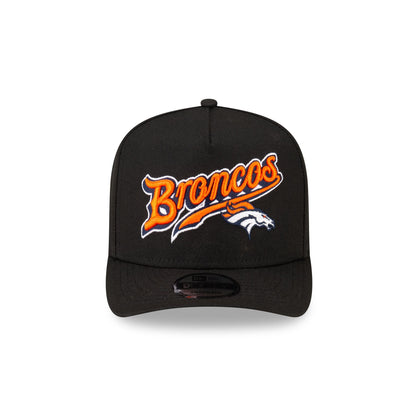 Born x Raised x Denver Broncos Script Black 9FIFTY A-Frame Snapback Hat