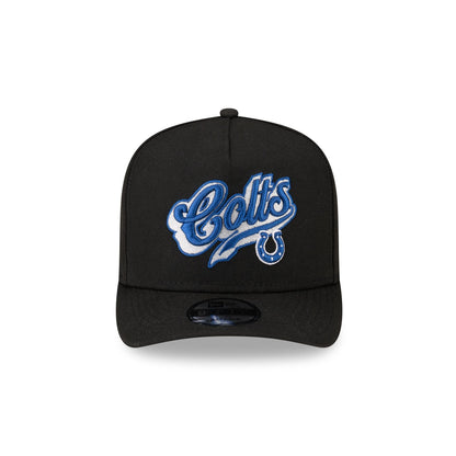 Born x Raised x Indianapolis Colts Script Black 9FIFTY A-Frame Snapback Hat