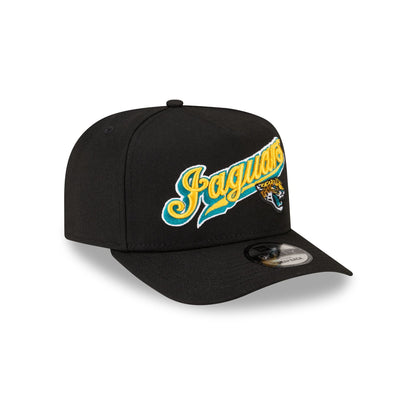 Born x Raised x Jacksonville Jaguars Script Black 9FIFTY A-Frame Snapback Hat