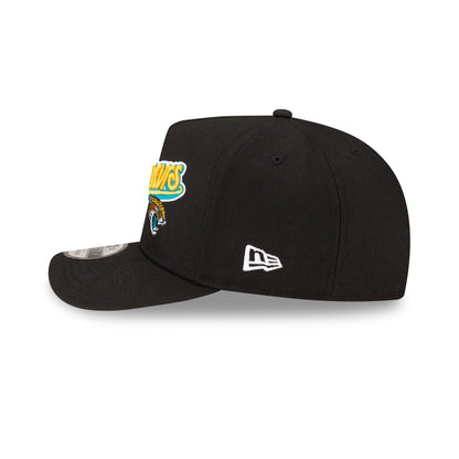 Born x Raised x Jacksonville Jaguars Script Black 9FIFTY A-Frame Snapback Hat