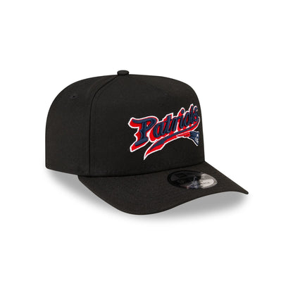 Born x Raised x New England Patriots Script Black 9FIFTY A-Frame Snapback Hat