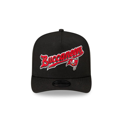 Born x Raised x Tampa Bay Buccaneers Script Black 9FIFTY A-Frame Snapback Hat