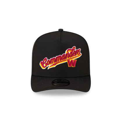 Born x Raised x Washington Commanders Script Black 9FIFTY A-Frame Snapback Hat