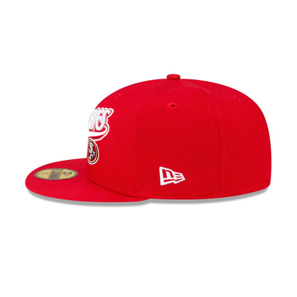 Born x Raised x San Francisco 49ers Script 59FIFTY Fitted Hat