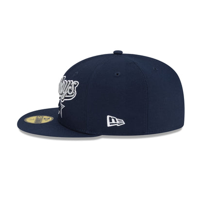 Born x Raised x Dallas Cowboys Script 59FIFTY Fitted Hat