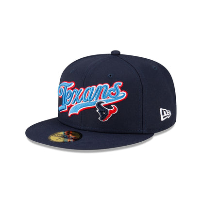 Born x Raised x Houston Texans Script 59FIFTY Fitted Hat
