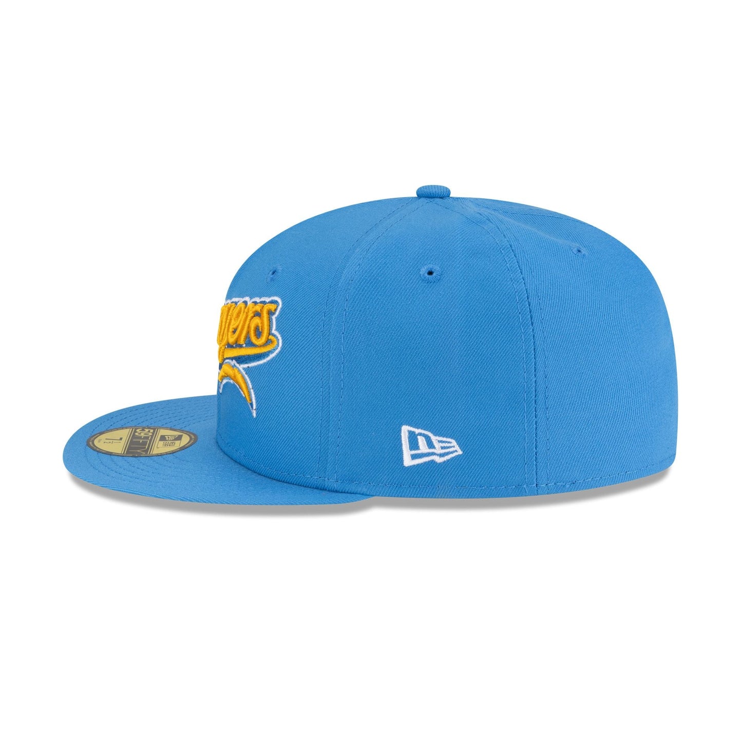Born x Raised x Los Angeles Chargers Script 59FIFTY Fitted Hat
