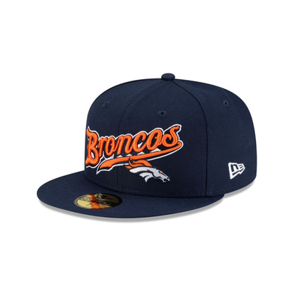 Born x Raised x Denver Broncos Script 59FIFTY Fitted Hat