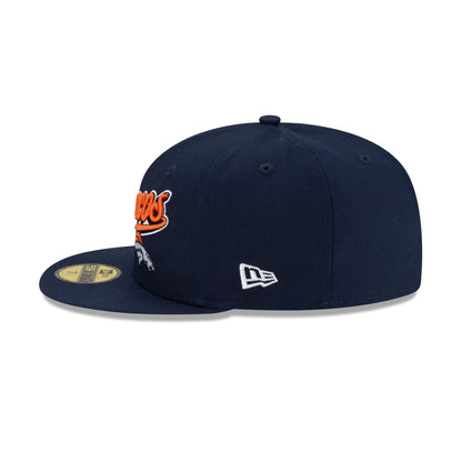 Born x Raised x Denver Broncos Script 59FIFTY Fitted Hat
