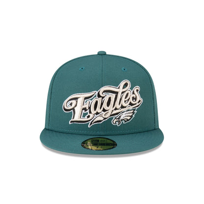 Born x Raised x Philadelphia Eagles Script 59FIFTY Fitted Hat