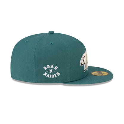 Born x Raised x Philadelphia Eagles Script 59FIFTY Fitted Hat