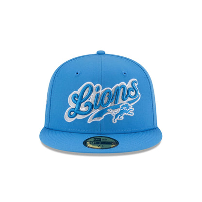 Born x Raised x Detroit Lions Script 59FIFTY Fitted Hat