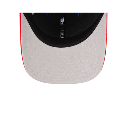 Buffalo Bills Billustration Red Visor 9FORTY M-Crown Snapback Hat