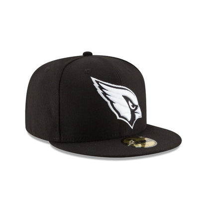 Arizona Cardinals Black & White 59FIFTY Fitted Hat