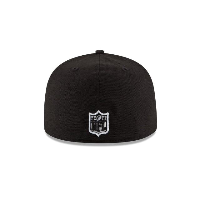 Tennessee Titans Black & White 59FIFTY Fitted Hat
