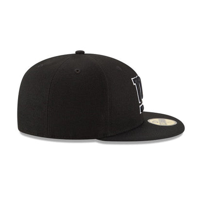 New York Giants Black & White 59FIFTY Fitted Hat