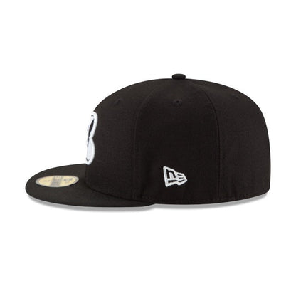 Cincinnati Bengals Black & White 59FIFTY Fitted Hat