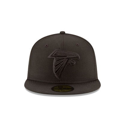 Atlanta Falcons Black On Black 59FIFTY Fitted Hat