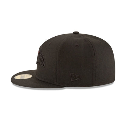 Baltimore Ravens Black On Black 59FIFTY Fitted Hat