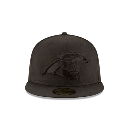 Carolina Panthers Black On Black 59FIFTY Fitted Hat