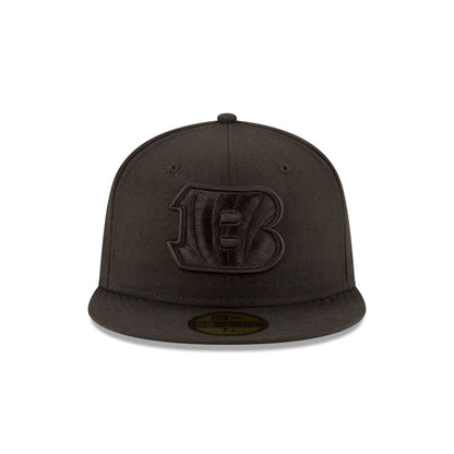 Cincinnati Bengals Black On Black 59FIFTY Fitted Hat