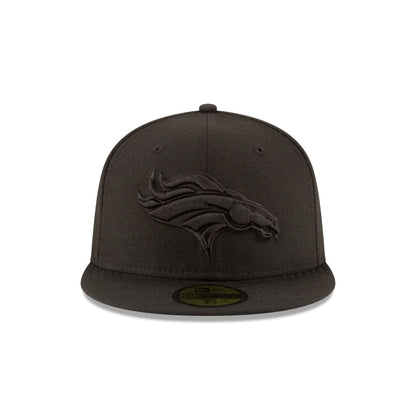 Denver Broncos Black On Black 59FIFTY Fitted Hat