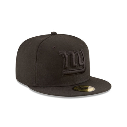 New York Giants Black On Black 59FIFTY Fitted Hat