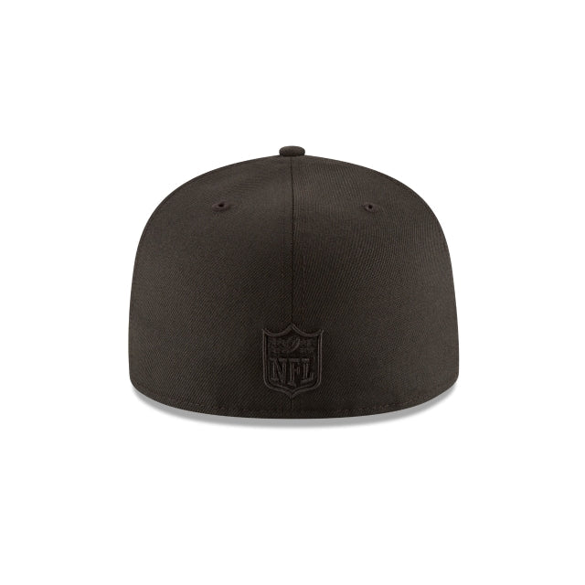 Philadelphia Eagles Black On Black 59FIFTY Fitted Hat