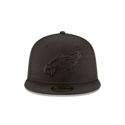 Philadelphia Eagles Black On Black 59FIFTY Fitted Hat