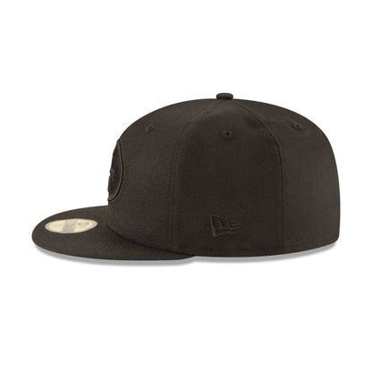 San Francisco 49ers Black On Black 59FIFTY Fitted Hat