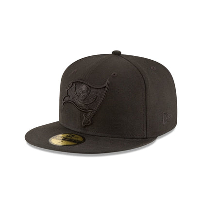 Tampa Bay Buccaneers Black On Black 59FIFTY Fitted Hat