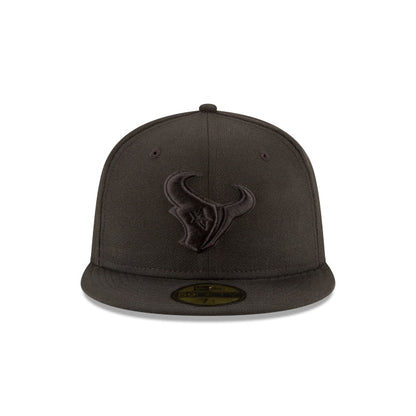 Houston Texans Black On Black 59FIFTY Fitted Hat