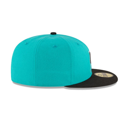 Florida Marlins World Series Teal Wool 59FIFTY Fitted Hat
