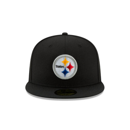 Pittsburgh Steelers Black 59FIFTY Fitted Hat