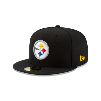 Pittsburgh Steelers Black 59FIFTY Fitted Hat