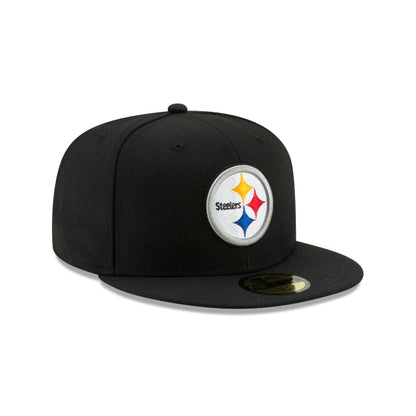 Pittsburgh Steelers Black 59FIFTY Fitted Hat