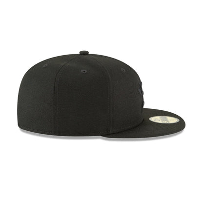 Houston Astros Blackout Basic 59FIFTY Fitted Hat