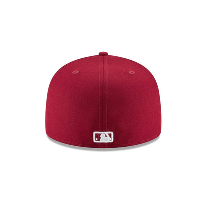 Los Angeles Dodgers Cardinal Basic 59FIFTY Fitted Hat