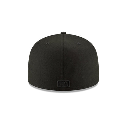 Texas Rangers Blackout Basic 59FIFTY Fitted Hat