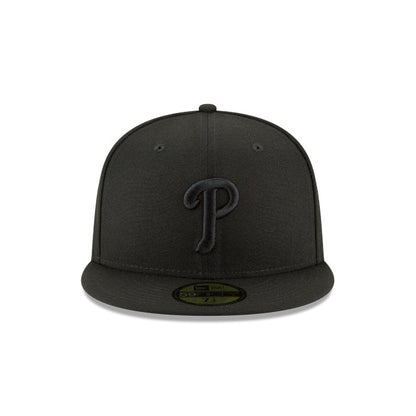 Philadelphia Phillies Blackout Basic 59FIFTY Fitted Hat