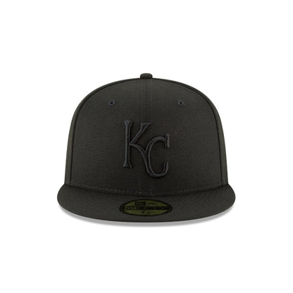 Kansas City Royals Blackout Basic 59FIFTY Fitted Hat