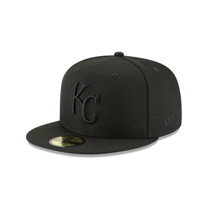 Kansas City Royals Blackout Basic 59FIFTY Fitted Hat