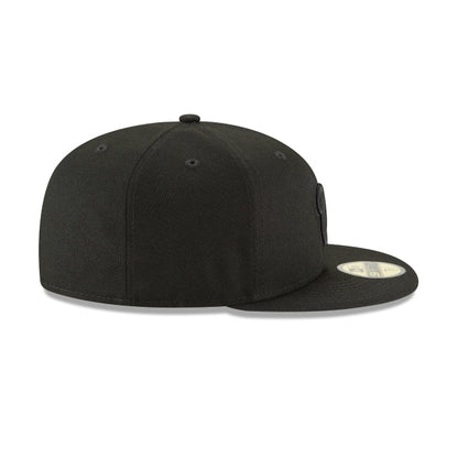 Washington Nationals Blackout Basic 59FIFTY Fitted Hat