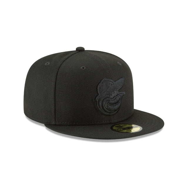 Baltimore Orioles Blackout Basic 59FIFTY Fitted Hat
