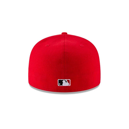 Cincinnati Reds Wool World Series Side Patch 59FIFTY Fitted Hat