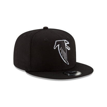 Atlanta Falcons Black & White 9FIFTY Snapback Hat