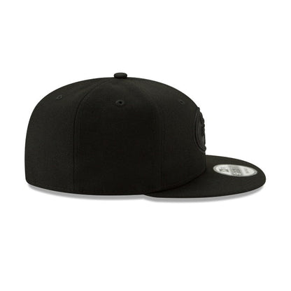 San Francisco 49ers Basic Black On Black 9FIFTY Snapback Hat