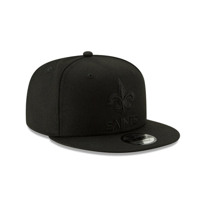 New Orleans Saints Basic Black On Black 9FIFTY Snapback Hat