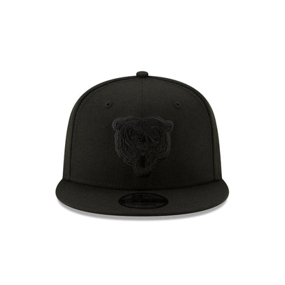 Chicago Bears Basic Black On Black 9FIFTY Snapback Hat